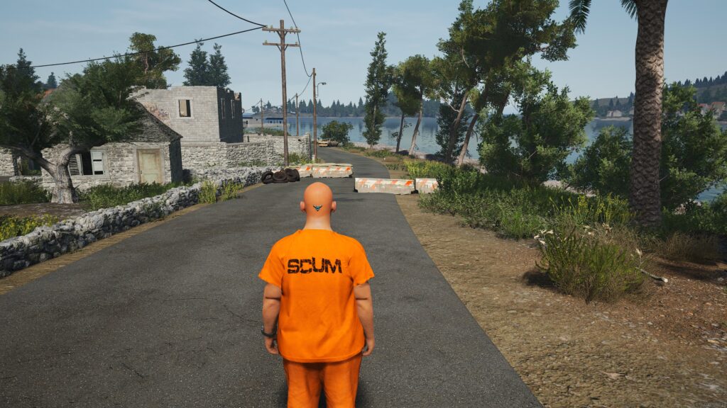 Scum Preko mit Straßensperre