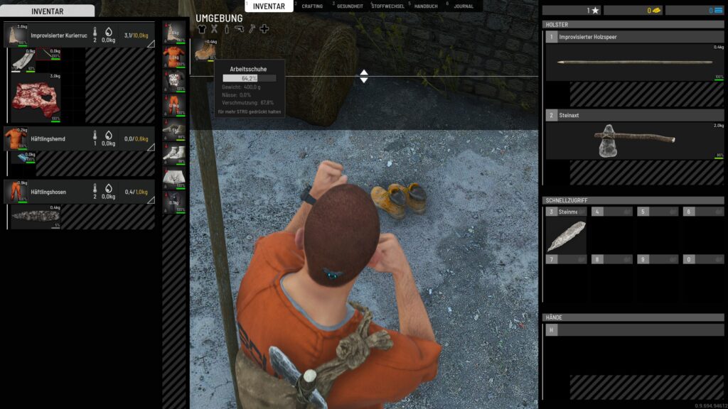Scum Erste Stiefel im Loot gefunden