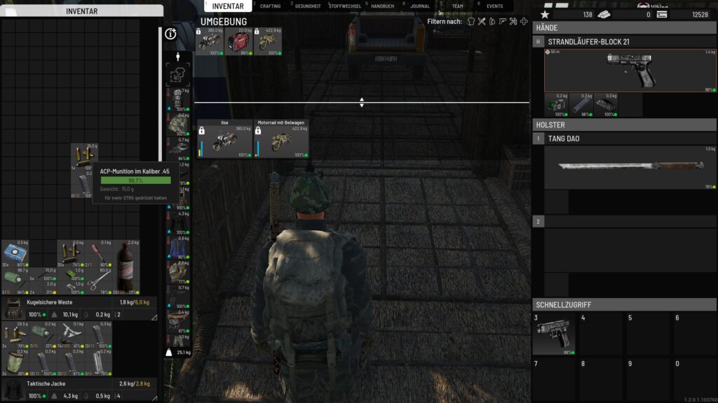 Scum Bug Bugs Waffen Fehlfunktion