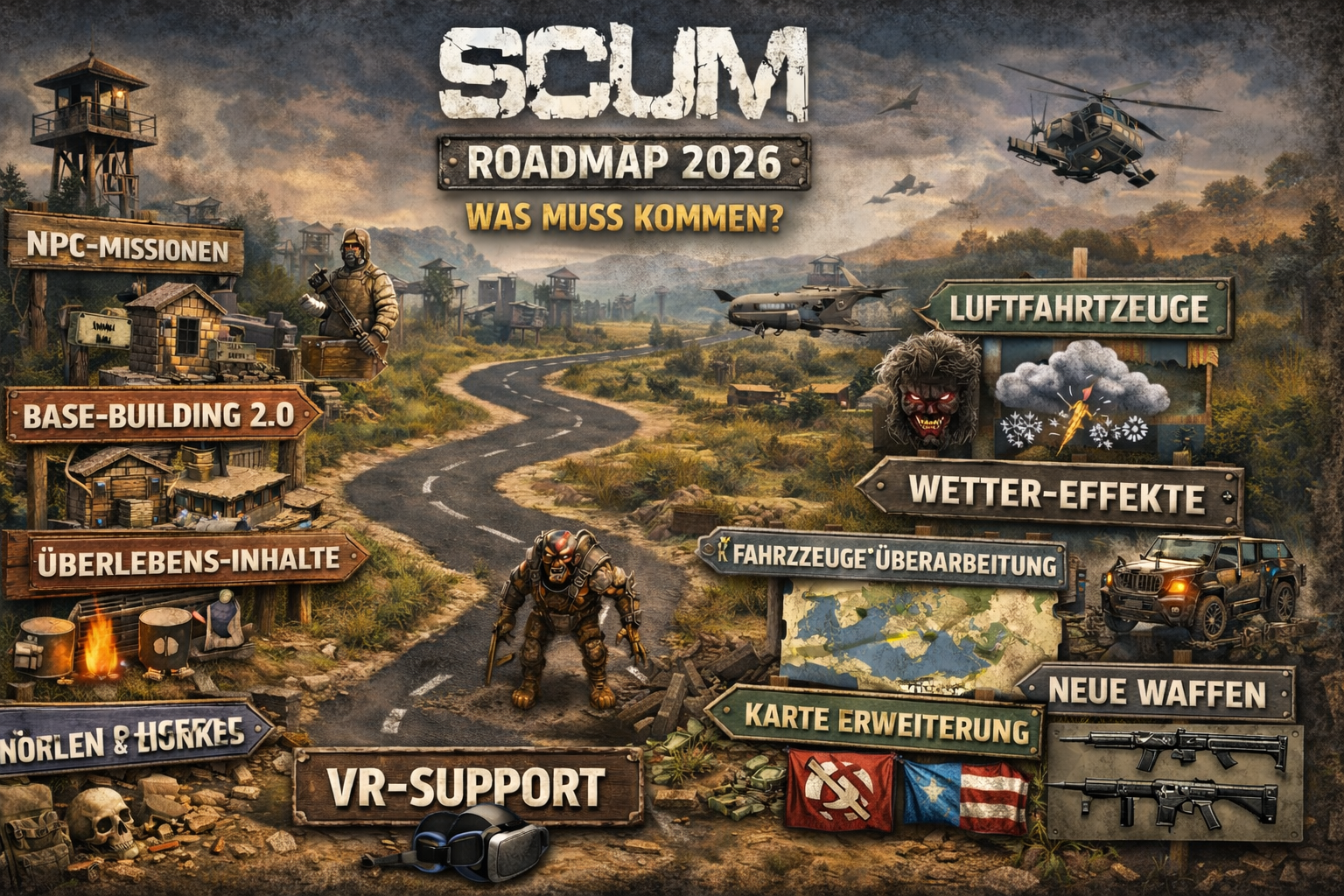 Scum Roadmap 2026 Was muss kommen